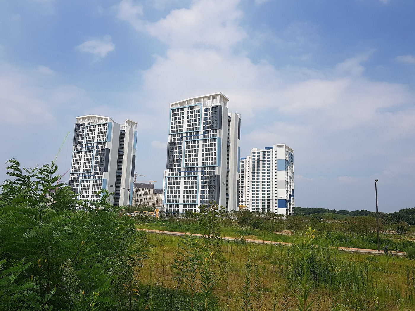 2026년 7월 검단구로 나뉘기 전까지 인천 서구에 속했던 검단 신도시의 아파트들이에요
